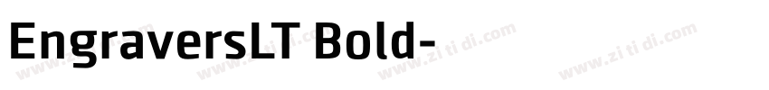 EngraversLT Bold字体转换